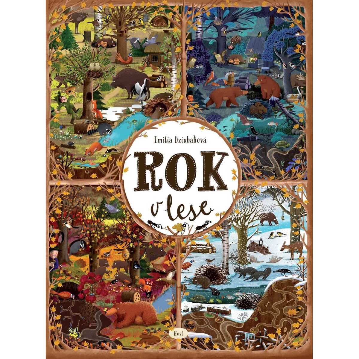 Rok v lese — obálka
