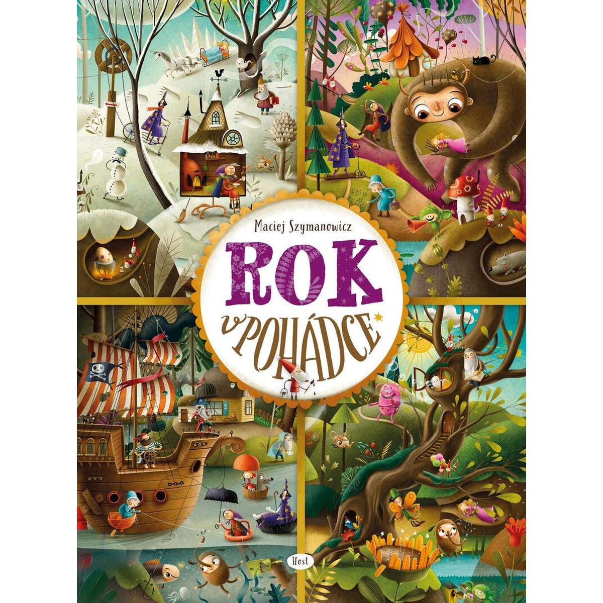 Rok v pohádce — obálka